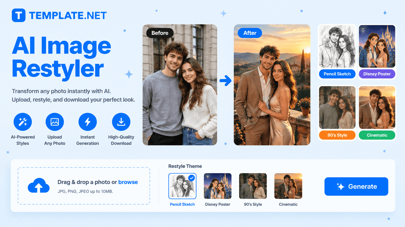 AI Image Restyler | Professional AI Photo Restyling
